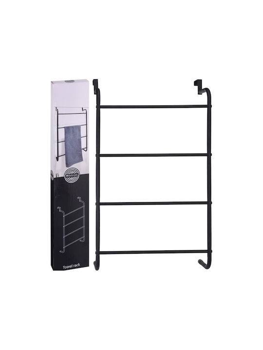 vidaXL Freistehender Kleiderständer Badezimmer Einzeln ​73x73cm Schwarz