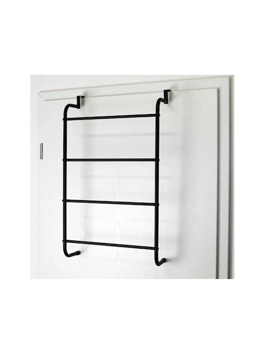 vidaXL Freistehender Kleiderständer Badezimmer Einzeln ​73x73cm Schwarz