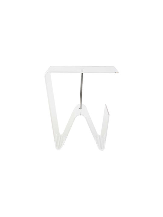 Rectangular Side Table Διάφανο L40xW30xH44cm