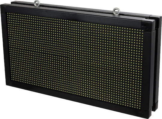 GloboStar Display Rolling LED Sign Double Sided Waterproof 70x38.5cm White