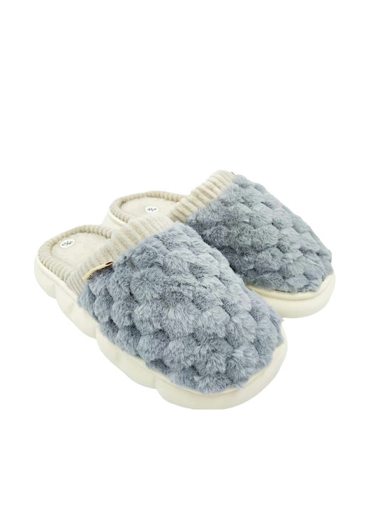 Winter Women's Slippers Gray