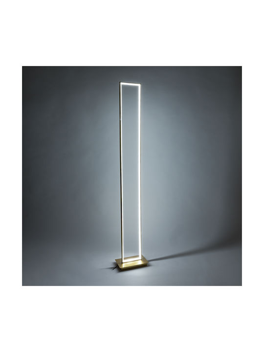 GloboStar Cornelie LED Floor Lamp H153xW26cm. with Adjustable White Light Gold