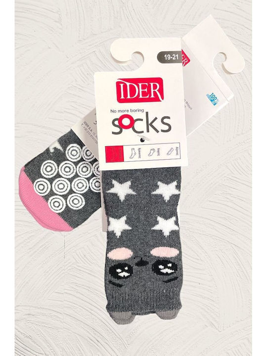 IDER Rutschfeste Lange Kindersocken Beige