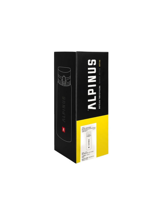 Alpinus Αθλητικό Παγούρι Πλαστικό 650ml Μπλε
