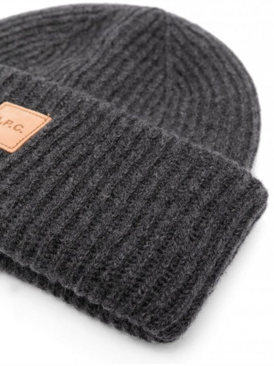 A.P.C. Beanie Unisex Beanie Gestrickt in Gray Farbe