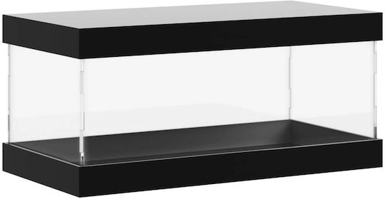 vidaXL Plastic File Box with Lids 12x11x24cm