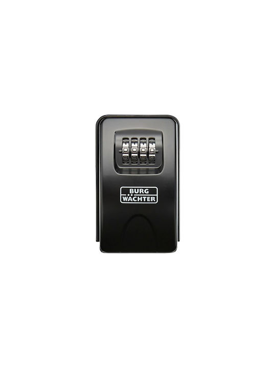 Burg Wachter Safe 20 Sb Montare Pe Perete Suport De Chei Cu Combinație Metalic Cu Roată Cu Combinație 13.5x4.6x8.3cm