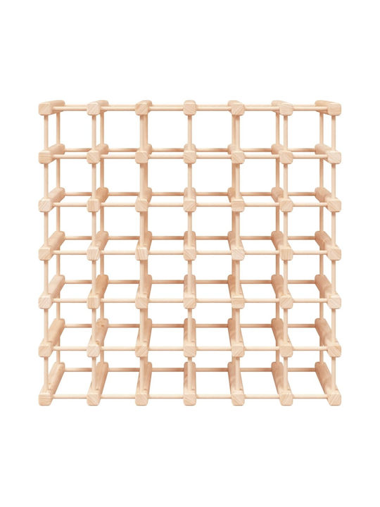vidaXL Wandmontiert Weinkeller für 42 Flaschen Braun 68.5x23x68.5εκ.