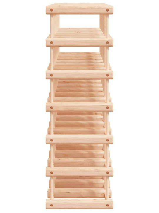 vidaXL Wandmontiert Weinkeller für 42 Flaschen Braun 68.5x23x68.5εκ.