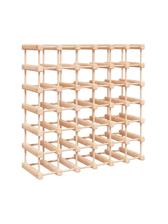 vidaXL Wandmontiert Weinkeller für 42 Flaschen Braun 68.5x23x68.5εκ.