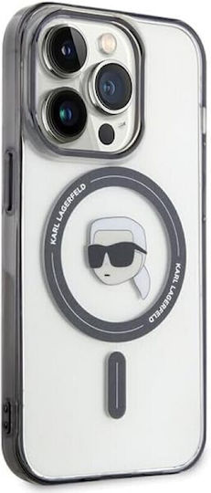 Karl Lagerfeld Karl`s Head Magsafe Back Cover Πλαστικό Διάφανο (iPhone 15)