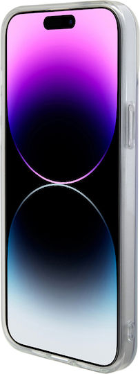 Guess Iml Iridescent Magsafe Back Cover Plastic Violet (iPhone 15)