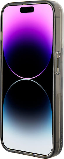 Karl Lagerfeld Liquid Glitter Choupette Umschlag Rückseite Kunststoff Transparent (iPhone 15)