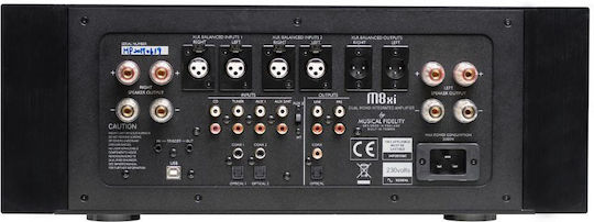 Musical Fidelity M8xi Ολοκληρωμένος Ενισχυτής Hi-Fi Stereo 870W/4Ω 550W/8Ω Ασημί