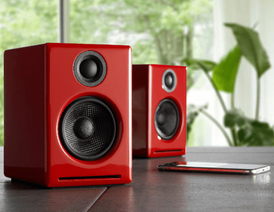 Audioengine A2+ Aktive Lautsprecher 2 Anzahl von Fahrern 60W (Paar) Rot