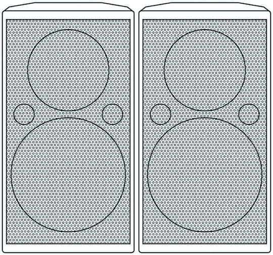 Citronic Пасивни Високоговорители за инсталации 80W CX-8086B (Двойка) (Двойка) Черно