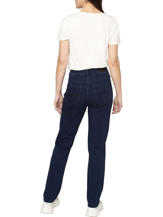 Jensen Women's Jean Trousers Mid Rise in Narrow Line