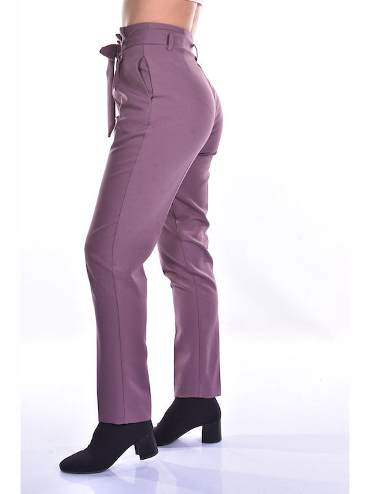 Gianni Rodini Damen Stoff Hose Rosa