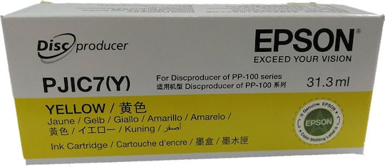 Epson PJIC5 Оригинален Мастило за мастиленоструен принтер Жълт (C13S020692)