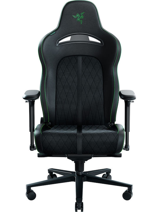 Razer Enki Pro Καρέκλα Gaming Δερματίνης με Ρυθμιζόμενα Μπράτσα Μαύρο/Πράσινο