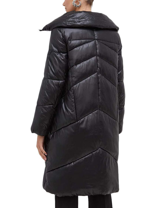 Lungă Jachetă de femei Puffer Negru