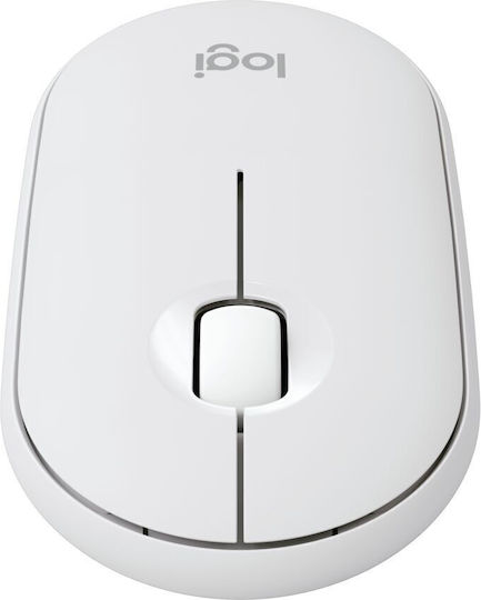 Logitech Pebble M350s Ασύρματο Bluetooth Ποντίκι White