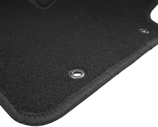 Rigum Set of Front and Rear Mats 4pcs for Kia Rio 2011 2017 Black