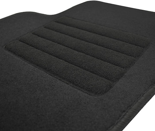 Rigum Set of Front and Rear Mats 4pcs for Ford Transit Connect 2019+ Black