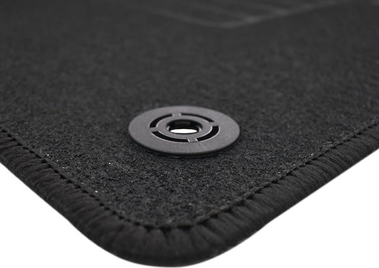 Rigum Set of Front and Rear Mats 3pcs for Volkswagen ID.3 Black