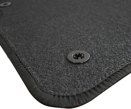 Rigum Set of Front and Rear Mats 4pcs for Alfa Romeo Giulietta 2010 2020 Black
