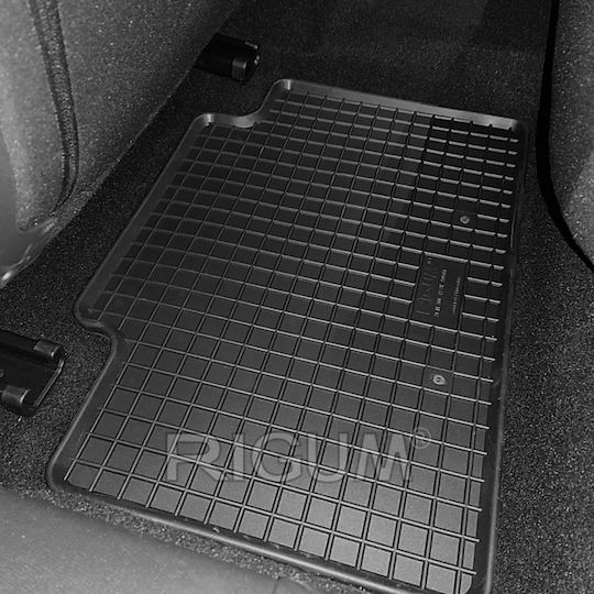 Rigum Set of Front and Rear Mats 4pcs for Peugeot 308 Black