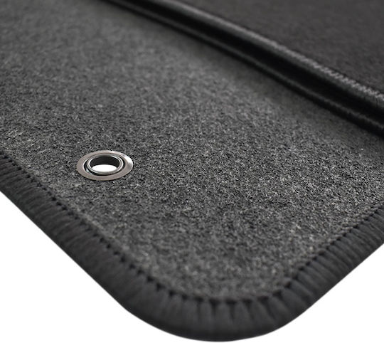 Rigum Set of Front and Rear Mats 4pcs for Mitsubishi Outlander Citroen C4 Black