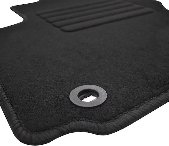 Rigum Set of Front and Rear Mats 4pcs for Honda CR-V 2007 2012 Black