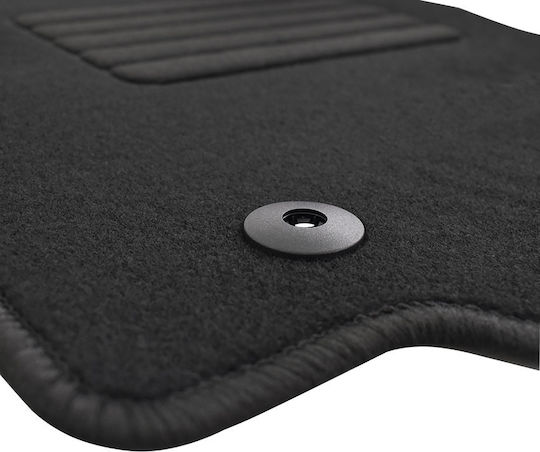 Rigum Set of Front and Rear Mats 4pcs for Ford C-Max 2015 2019 Black