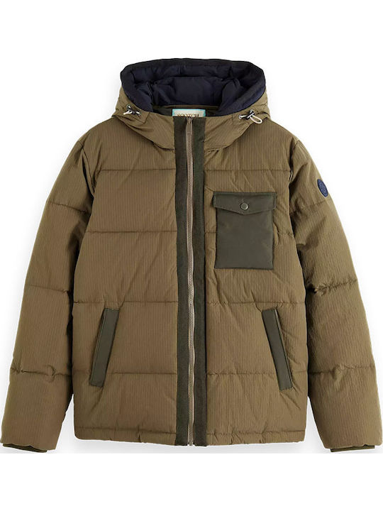 Winter Jacket Puffer Khaki