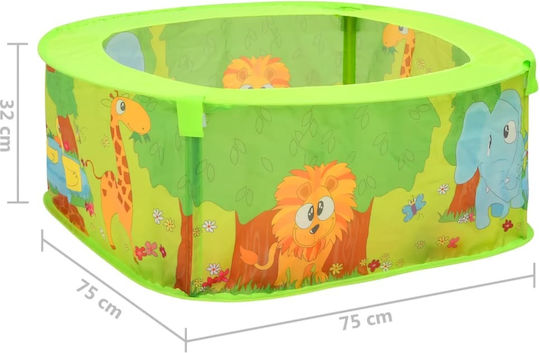 vidaXL Παιδική Στρογγυλή Πισίνα Φουσκωτή 75x32εκ.