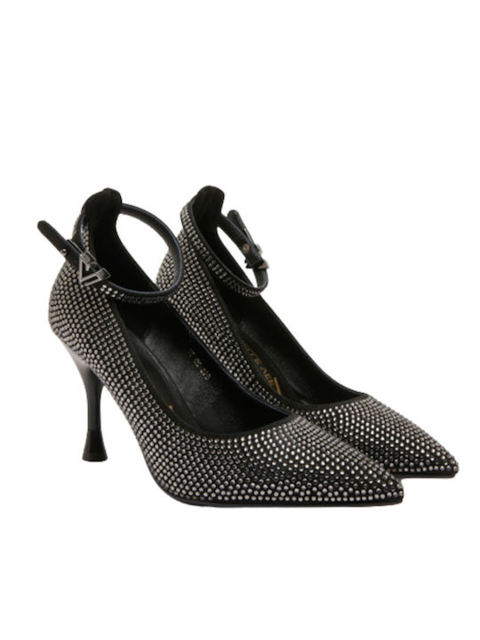 Emanuelle Vee Leder Pumps Schwarz