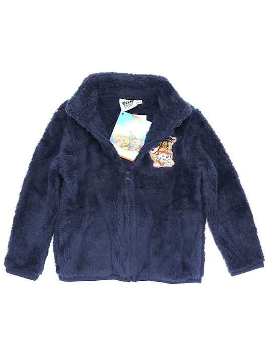 Nickelodeon Kids Cardigan Fleece Navy Blue