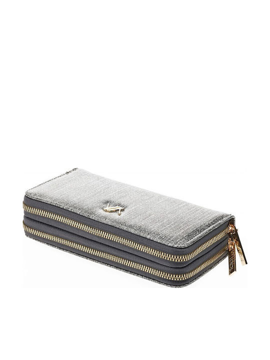 Large Women's Wallet Classic Silver