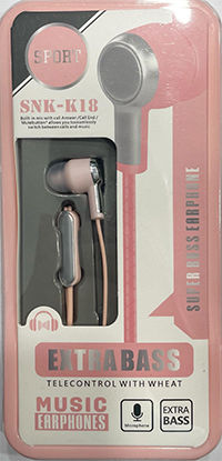 X-One K005 În ureche Handsfree cu Mufă 3.5mm Rose Gold