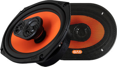 Gas Audio Power Σετ Ηχεία Αυτοκινήτου Mad X2-694 6x9" με 130W RMS (3 Δρόμων)