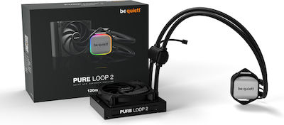 Be Quiet Pure Loop 2 CPU Water Cooling Single Fan 120mm for Socket AM4/AM5/1700/1200/115x with ARGB Lighting