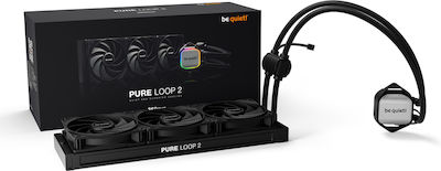 Be Quiet Pure Loop 2 CPU Water Cooling Triple Fan 120mm for Socket AM4/AM5/1700/1200/115x with ARGB Lighting