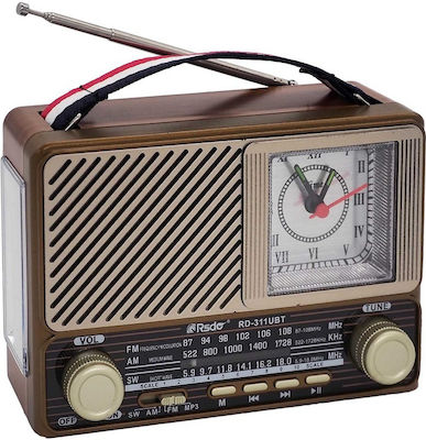 RD311BT Tragbares Radio Braun