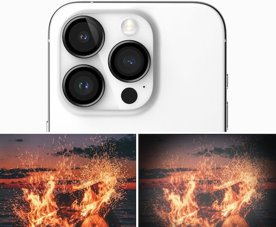 Ringke Frame Protector Camera Protection Tempered Glass Black for the iPhone 15 Pro