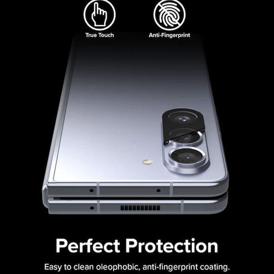 Ringke 2 Pack Cover Προστασία Κάμερας Tempered Glass Μαύρο για το Galaxy Z Fold5