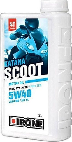 Ipone Katana Scoot Sintetic Ulei de motocicletă pentru motoare în patru timpi 5W-40 2lt
