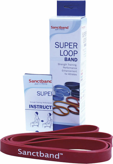 Sanctband Λάστιχο Γυμναστικής Loop Μαλακό Πορτοκαλί 1.04m