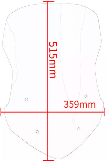 Givi Φιμέ Ζελατίνα Μοτοσυκλέτας για Honda Integra 700 / NC750X D1109B