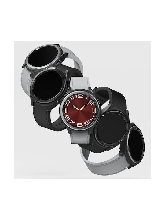 Ringke Slim 2-Pack Plastic Case Transparent / Black for Galaxy Watch6 Classic 43mm